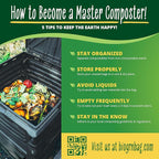 50-55 Gallon Compostable Trash Bags Flat-Top 12 Bags Heavy Duty 1.57 Mil 208.2 - Image 7