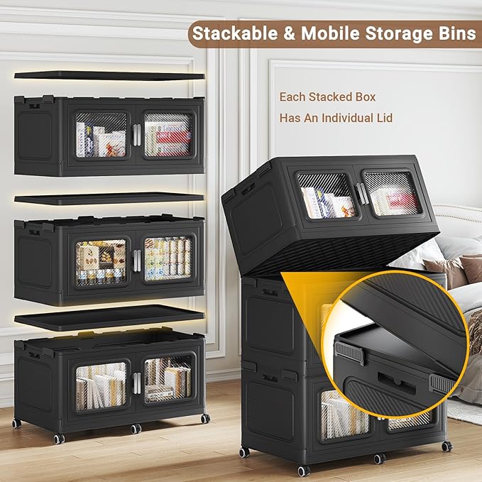 BROVIEW 880 Qt Stackable Storage Bin - Image 3