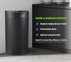 Alpine Half Round Trash Can Open Top - Image 5
