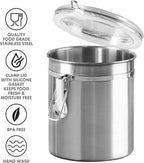 Oggi Stainless Steel Kitchen Canister 152oz + Oggi Stainless Steel 4 pc Food - Image 7