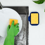 Zulay Kitchen Small Silicone Sponge Holder – Space-Saving Sink Organizer Tray - Image 3