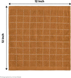 Artoid Mode Checkered Designed Cotton Caramel Terry Kitchen Dish Cloths - Image 7