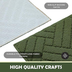 Door Mat Indoor Doormat, Entryway Rug Door Mats Non-Slip Rubber Backing - Image 4