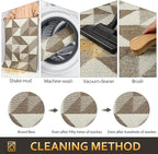 hicorfe Indoor Doormat, Low-Profile Absorbent Resist Dirt Entryway Doormat - Image 6