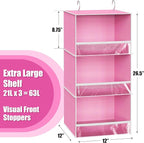 Simple Houseware 3 Shelf Hanging Closet Organizer - Image 3
