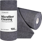 Microfiber Cleaning Cloths Roll, Tear Away Microfiber Towels, Reusable by Tchrules