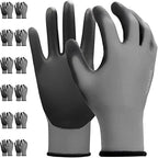 Kebada W1 Work Gloves for Men and Women, 12 Pairs Touchscreen Working Gloves by KEBADA
