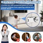 Keyless Cabinet Lock with Combination Code - Image 7