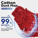 Matthew Cleaning 24'' Industrial Strength Cotton Dust Mop Refill Washable - Image 3