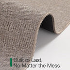 LUMI Ultra Thin Door Mat for Entryway, Low Profile Non Slip Rubber Backing - Image 6