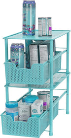 Simple Houseware Stackable Under Sink Cabinet Sliding Basket Organizer Drawer - Image 5