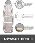 Extra Wide Ironing Board Cover and Pad, Sunkloof 18X49 Ironing Board Cover - Image 5