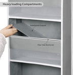 Univivi 5-Shelf Fabric Door Storage Over Door Hanging Organizer - Image 5