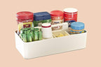 2 PACK - Portable DIY 8 Dividers Durable Plastic Organizer Tote Tool, Vanity - Image 3