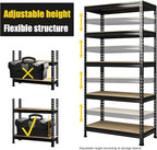 PrimeZone 32" W x 16" D x 63" H Storage Shelves - Image 6