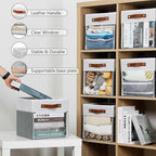 HNZIGE 11x11 Cube Storage Bins for Cube Organizer, Collapsible Decorative - Image 7