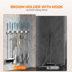 5 Grippers Broom Holder Wall Mount - Image 2