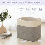 OIAHOMY Storage baskets for Shelf, Toy Storage Basket, Large Collapsible - Image 4