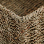 HOONEX Wicker Storage Baskets for Organizing, Decorative Woven Seagrass Baskets - Image 6