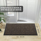 Yimobra Door Mat, Outdoor Indoor Entrance Welcome Mat, Heavy Entry Front Door - Image 2