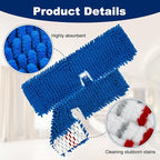 4 Pack Mop Replace Head for Ocedar Hardwood Floor'n More 3-Action Flip Mop - Image 3