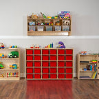 Wood Designs Cubby Storage Bin, Heavy Duty Plastic Containers - Image 6