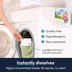 Good Laundry Flowers of Paradise Detergent Sheets, & Dryer Sheet Bundle - Image 3