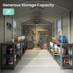 UDPATIO Outdoor Storage Shed 7.5x10.7 FT, Plastic Garden Shed - Image 3