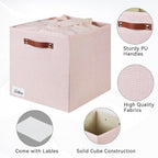 Collapsible Fabric Storage Cube Bins - Image 3