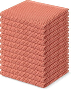Homaxy 100% Cotton Waffle Weave Kitchen Dish Cloths, Ultra Soft Absorbent Quick by Homaxy