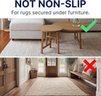 RUGPADUSA - Eco-Plush - 10'x14' - 1/4" Thick - 100% Felt - Premium Cushioned - Image 2