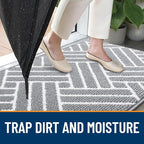 OLANLY Indoor Door Mat, 32x20 Inch, Dirt Resistant and Absorbent, Non-Slip - Image 2
