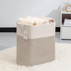 Medium and Large Woven Basket//With Handle, Used - Image 3