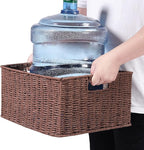 HOONEX Large Woven Storage Baskets, Paper Rope - Image 3