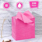 Breling 100 Pcs 31.5 x 71 Inch Disposable Bed Sheets Oil-proof PE Film Massage - Image 6