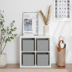 StorageWorks Gray Storage Cubes, 11 Inch Cube Storage Bins - Image 4