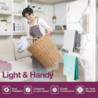 BLACK+DECKER Over The Door Expandable Telescopic Drying Rack, Clothes Organizer - Image 5