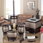 Creative Scents Dublin Brown Toilet Brush Set - Image 4