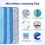 6 Pack Microfiber Cleaning Replacement Pad - Image 4