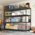 68.1"W Storage Shelves 2500LBS Wire Shelving Unit, Garage Shelving Heavy Duty - Image 9