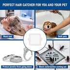 Disposable Hair Catcher Shower Drain Mesh Stickers, Hair Catchers - Image 5