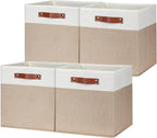 HNZIGE Fabric Baskets for Organizing 13x13 Storage Cubes, Cloth Storage Bins - Image 7