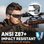 TICONN Anti-Fog Safety Glasses for Men and Women, ANSI Z87.1 Scratch Proof Eye - Image 2