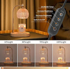 Candle Warmer Lamp with Timer and Dimmer, Flameless Electric Wax Melt Warmer - Image 3