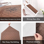 REFETONE Indoor Doormat, Front Back Door Mat 16"x24" Absorbent Rubber Backing - Image 4