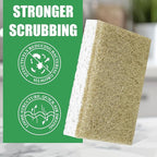 Natural Kitchen Sponges, 12 Pack Non-Scratch Sponge - Image 2