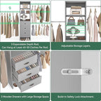 96'' Closet Organizer System - Image 6