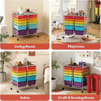 GOFLAME 12-Drawer Rolling Storage Cart, Mobile Utility Cart - Image 8