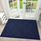 Door Mat Indoor Doormat, Entryway Rug Door Mats Non-Slip Rubber Backing by JEEDOVIA