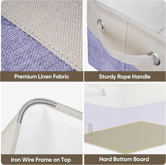 BALEINE 3 Pack Fabric Storage Bins - Image 7